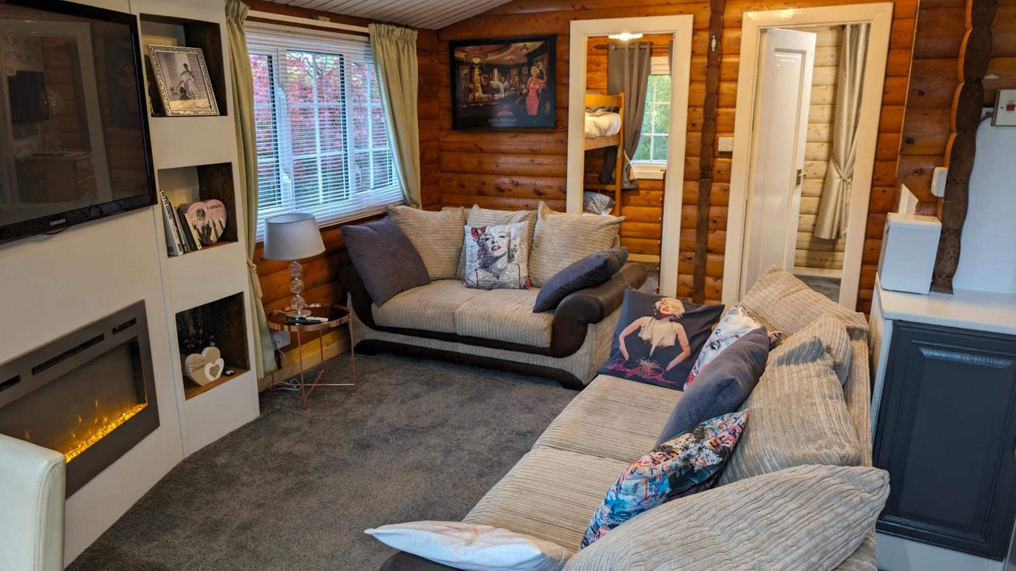Вилла Snowdonia Log Cabin 2 Trawsfynydd Экстерьер фото